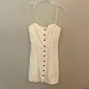 Kimchi Blue White mini dress with buttons